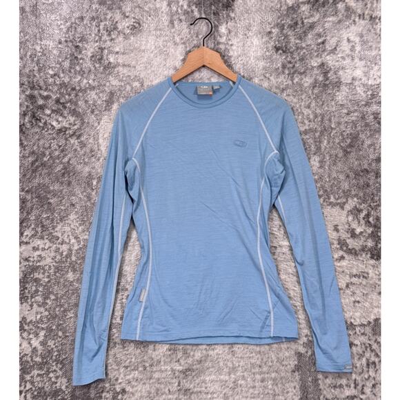 Icebreaker Top Medium Womens Base Layer Bodyfit Merino Wool 200 Slim Long Sleeve - Picture 1 of 9